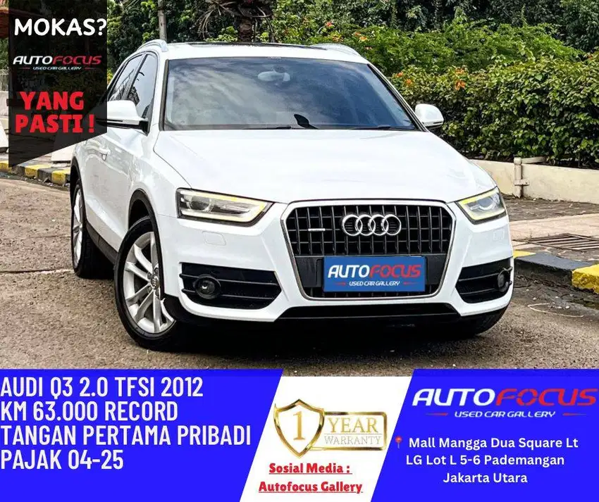 Tdp49Jt AUDI Q3 2.0 TFSi A/T - WHITE 2012 Very Low KM