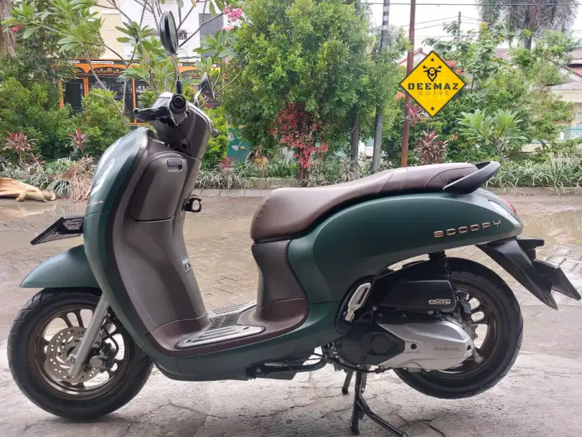 (DP 500)‼️ Plat B DKI Scoopy Prestige Keyless Hijau 2022 Cash Kredit