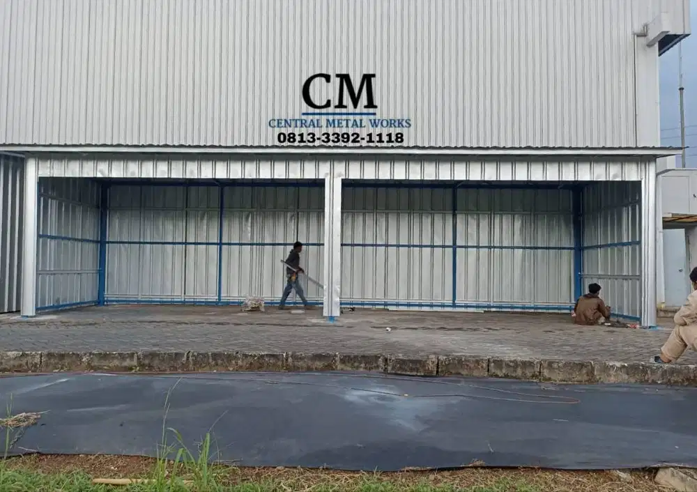 KANOPI BAJA RINGAN GUDANG AREA PRODUKSI PARKIR PARTISI DLL