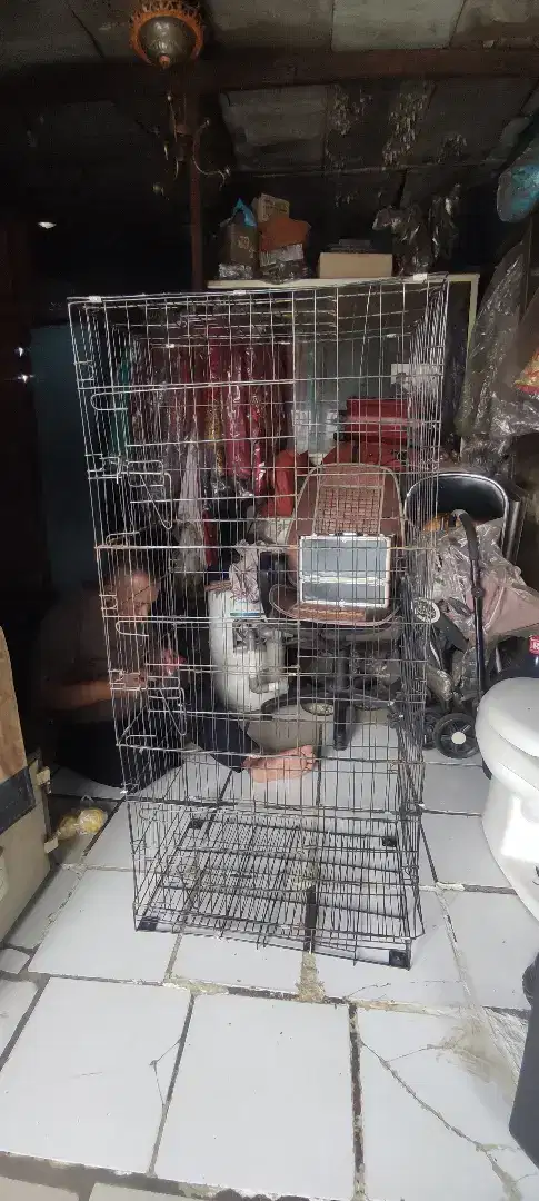 KANDANG BESI KUCING/BURUNG