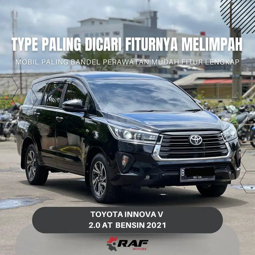 Toyota Innova V 2021 FACELIFT 2.0 AT Bensin Matic Hitam