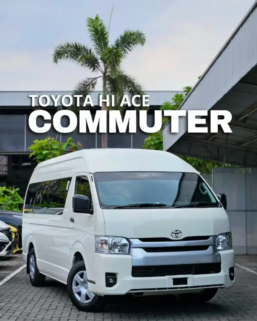 Toyota Hiace Commuter Manual putih 2024