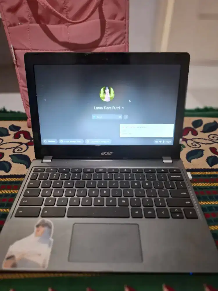 Dijual Cepat ACER Chromebook C720/ C740 Intel  Kapasitas RAM. 4 GB