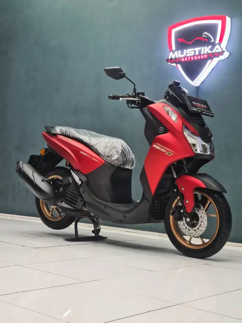 Odo 1rb Simpenan!!Yamaha Lexi Keyles 155cc 2024 Red Matte Mlus-Mustika