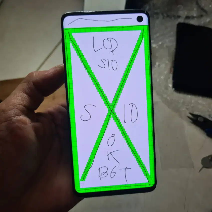 LCD SAMSUNG S10 ORIGINAL COPOTAN NORMAL