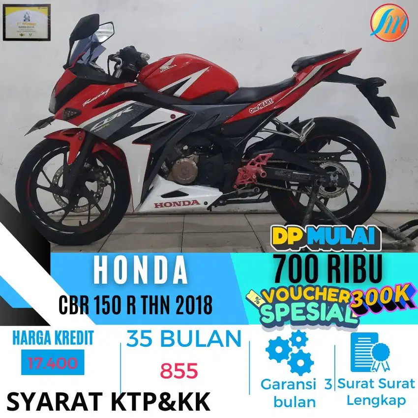 CBR 150 R JUAL CEPAT CASH&KREDIT FREE VOUCHER 300K