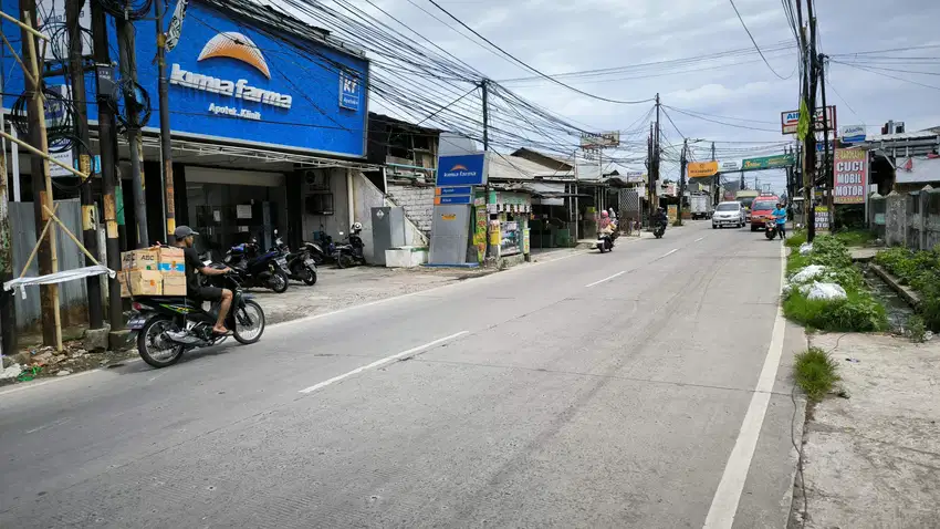 Dijual Tanah Murah pinggir jalan Raya cocok untuk Rumah Cluster