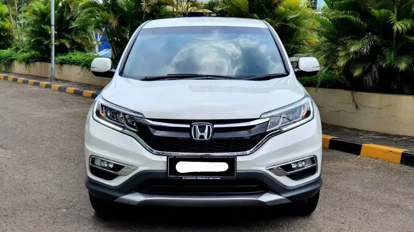 km 65rb honda crv non prestige 2.4 matic 2016 putih cash kredit bisa