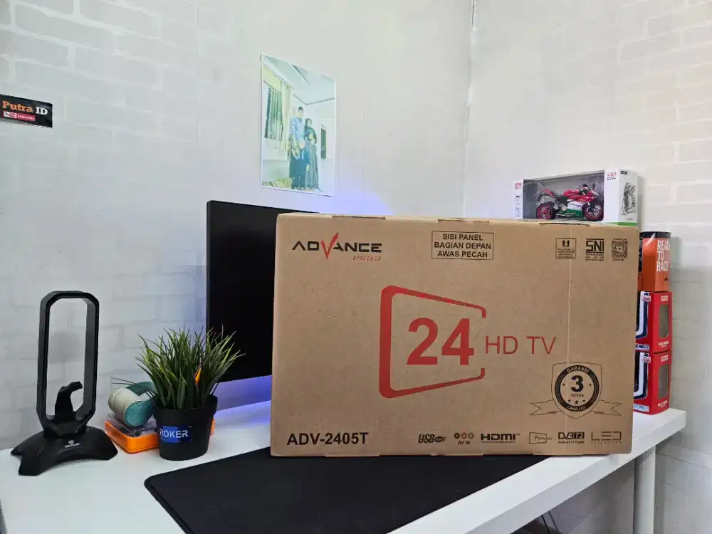 TV Digital LED Advance 24 inch Garansi 3 Tahun tanpa perlu Set TV Box