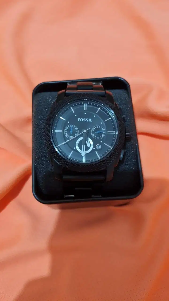 Fossil Jam Tangan Pria FS4552 Stainless Steel Strap Original (Bekas)