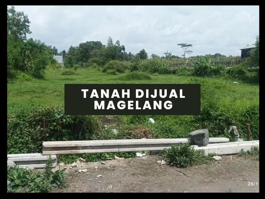 Jual Tanah Strategis, Cocok Usaha/Hunian, Tepi Jl Utama Magelang