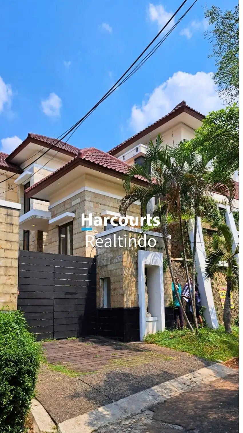 Rumah Dijual Maleo Bintaro Jaya 9. Luas ada Kolam Renang dan Paviliun