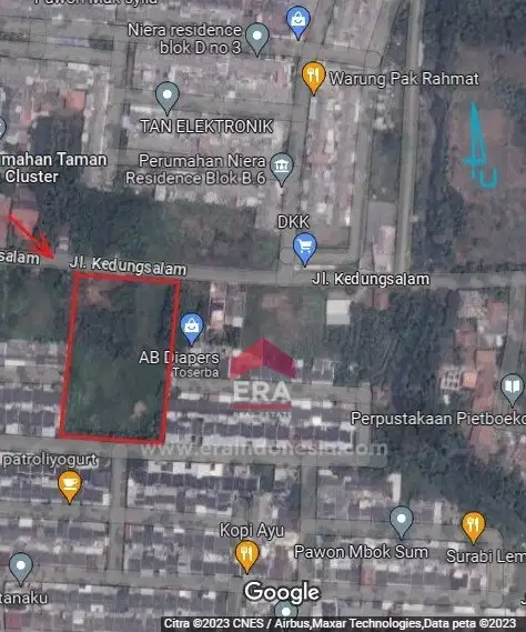 Dijual Tanah Murah di Pinggir Jalan Palumbonsari Karawang