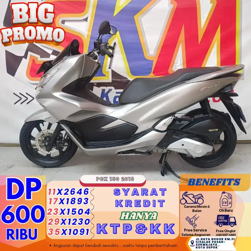 (proses KTP&KK DP 600 ges) PCX 2019 cash credt