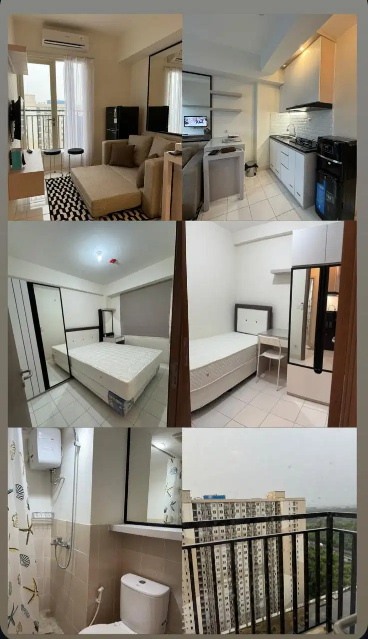 Sewa Apartemen Podomoro Golf View Tipe 2BR Full Furnish