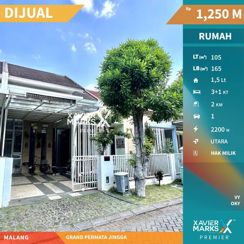 Dijual Rumah Siap Huni Di Grand Permata Jingga Sawojajar Malang(OLX500