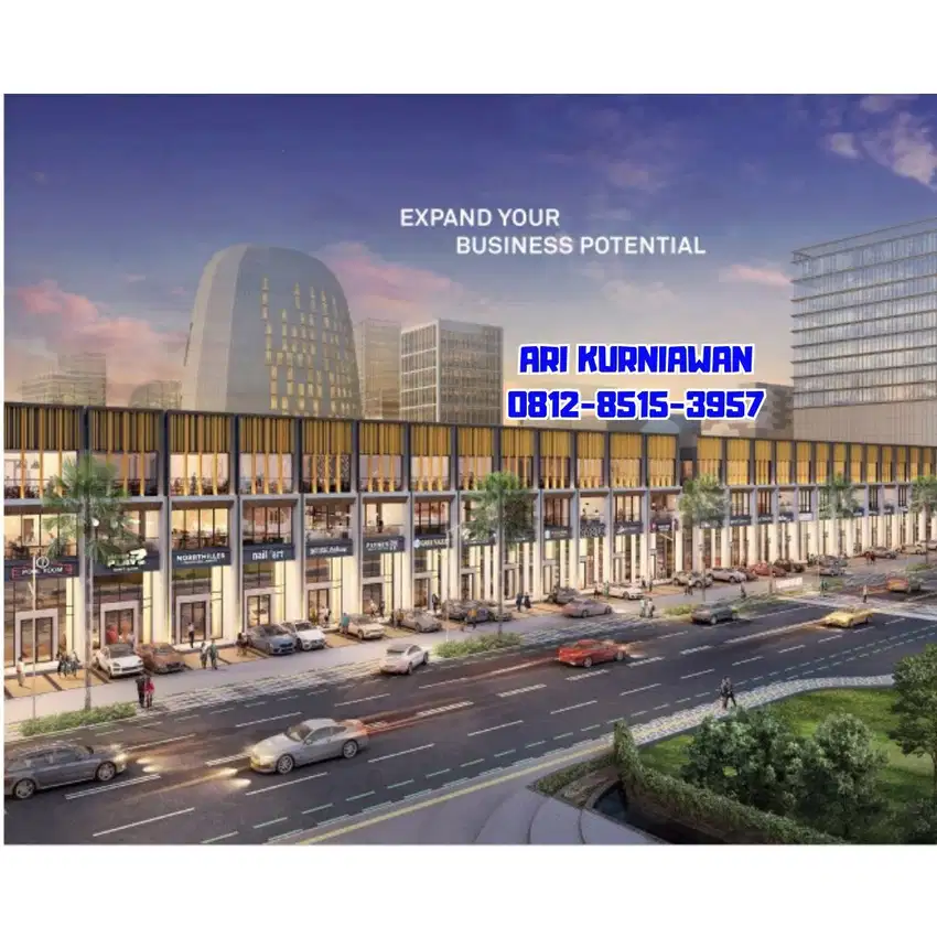 HARGA 5.1M Ruko Quantum Tanpa Boom Gate Full Mezzanine Gading Serpong