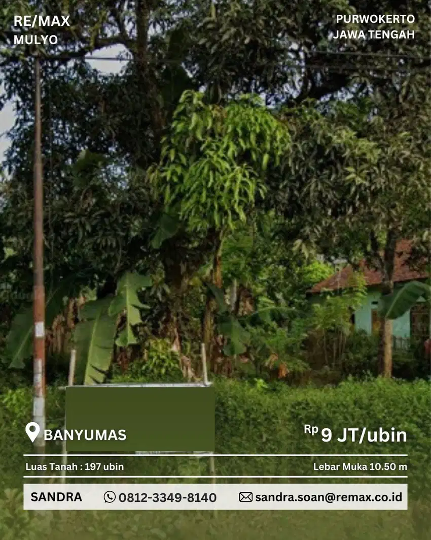 Dijual Tanah Tepi Jalan Ramai