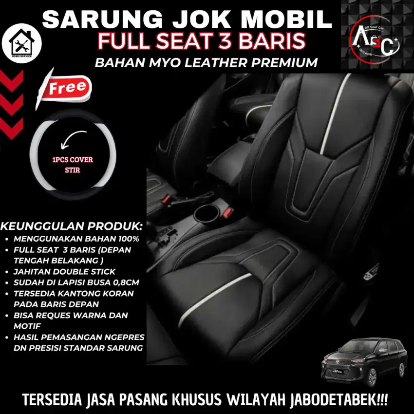 SARUNG JOK MOBIL COD Se-jabodetabek