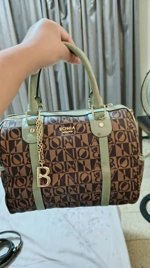 Tas BONIA Speedy Monogram Hijau