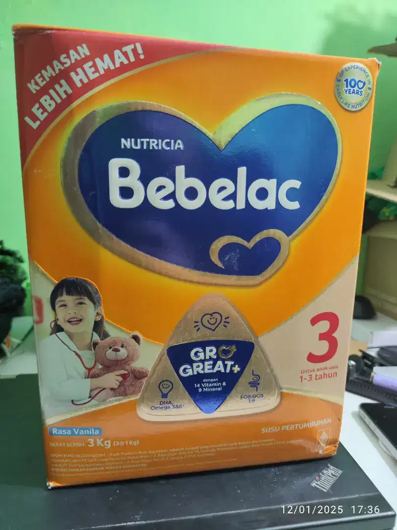 Susu Bebelac 3 Vanila 3KG Exp2026