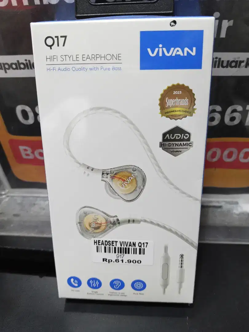 HEADSET VIVAN Q 17 | ATLANTIS DAHSYAT