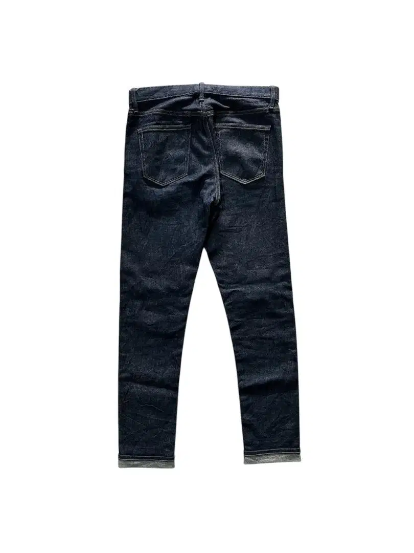 Celana jeans uniqlo selvedge slim fit straight size 30