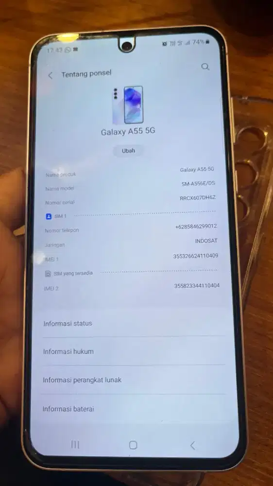 Samsung A55 5G 8+8/256