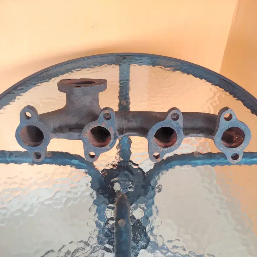 exhaust manifold fortuner hilux mesin diesel copotan original toyota