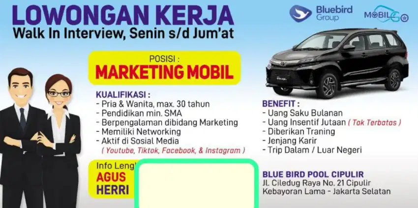 Sales Mobil Bekas