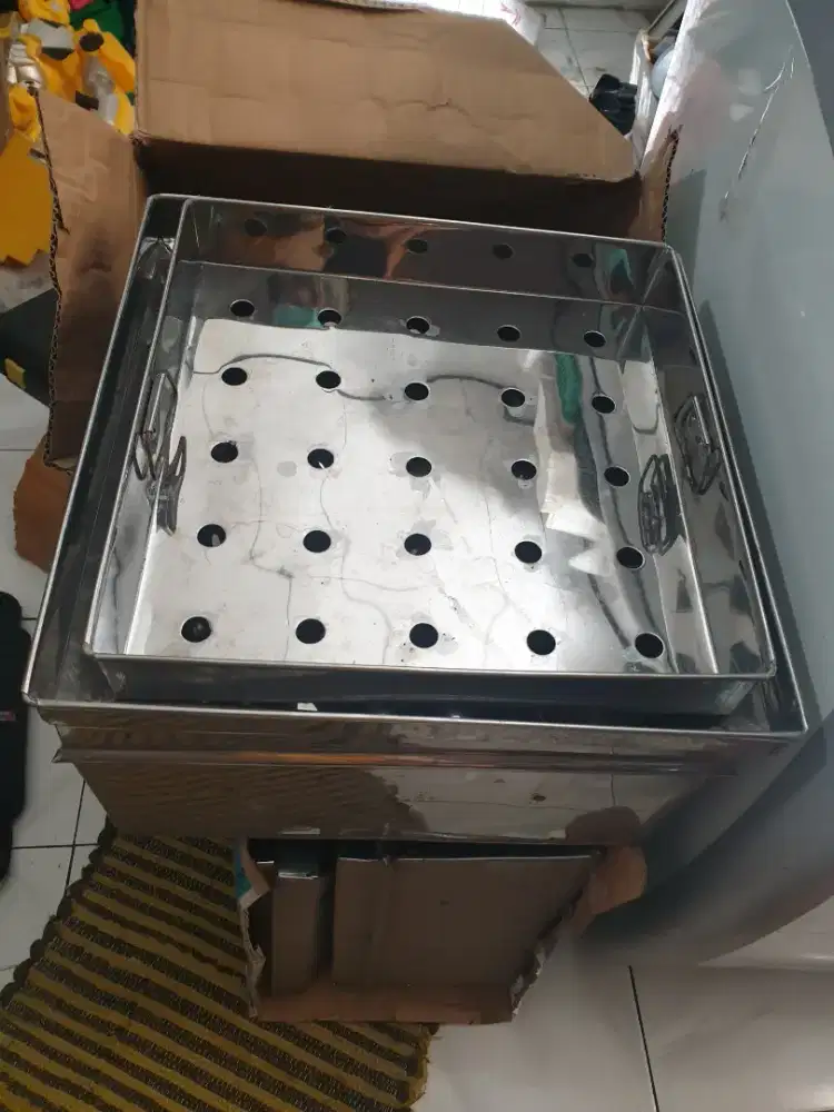 Panci langseng segi empat dan box motor