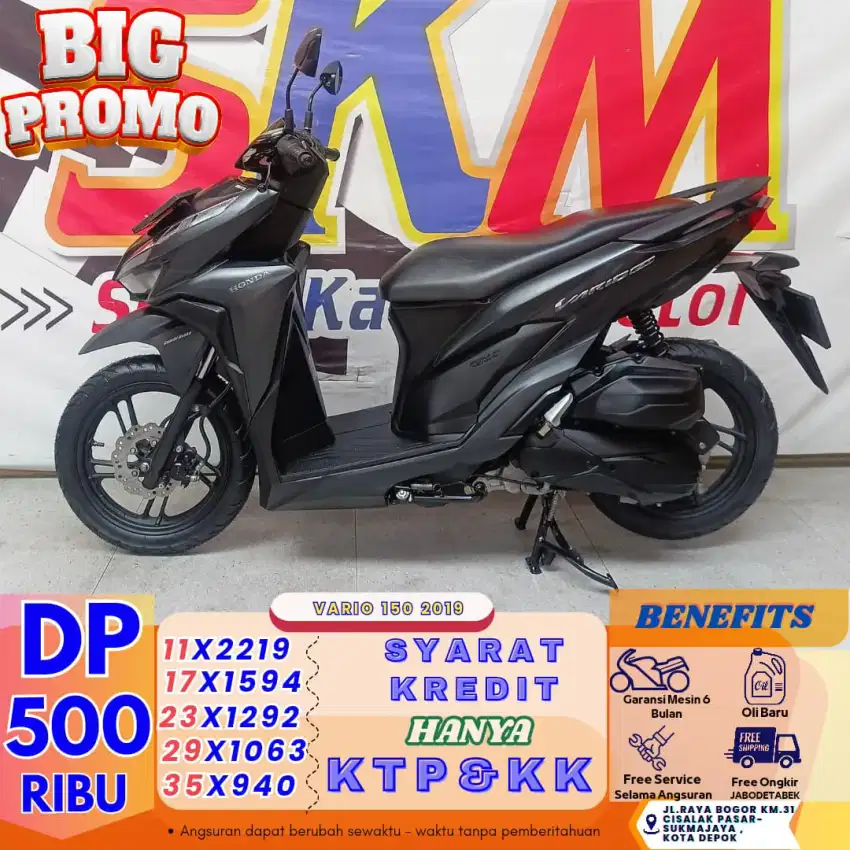 Vario 150 2019 kredit DP cuma 500rb aja