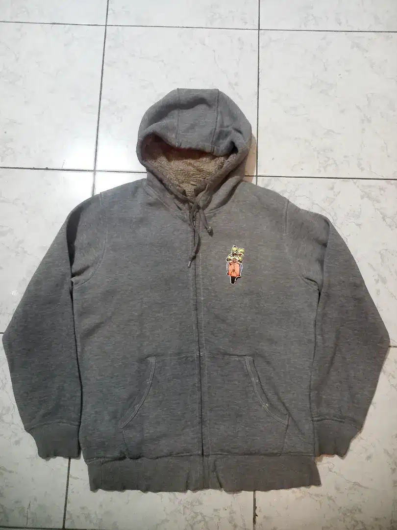 Hoodie zipper Uniqlo Sherpa size L/XL