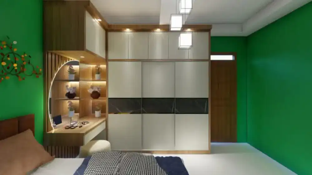 Lemari pakaian minimalis