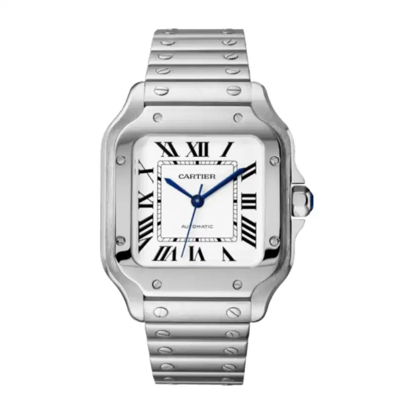 Cartier New Santos 100M Silver Dial Stainless Steel - New in Box