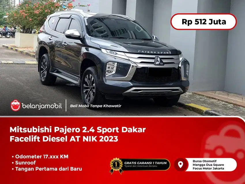 [SUNROOF] Mitsubishi Pajero 2.4 Sport Dakar Sunroof Facelift AT 2023