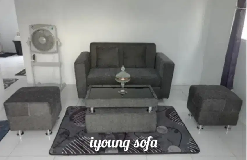 Sofa baru malis + box kecil