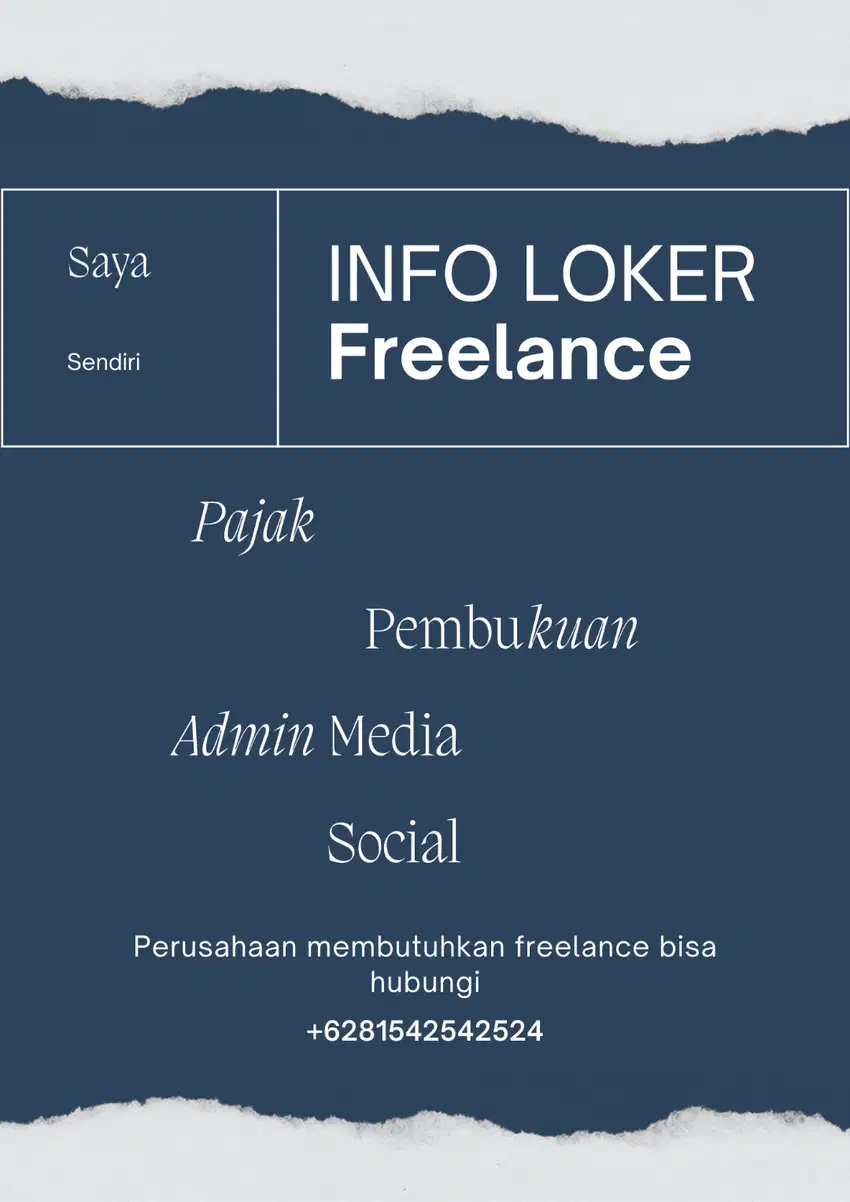 Pembukuan,Pajak  & Admin Media Social