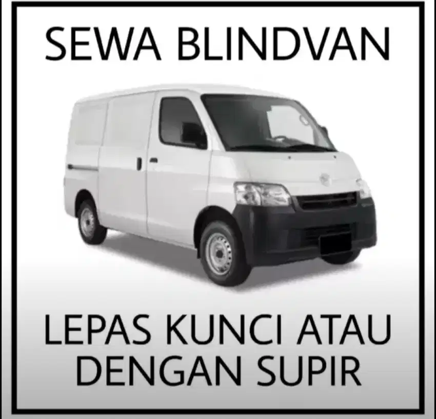 Jasa Sewa Rental Mobil Blindvan Box Lepas Kunci Bandung