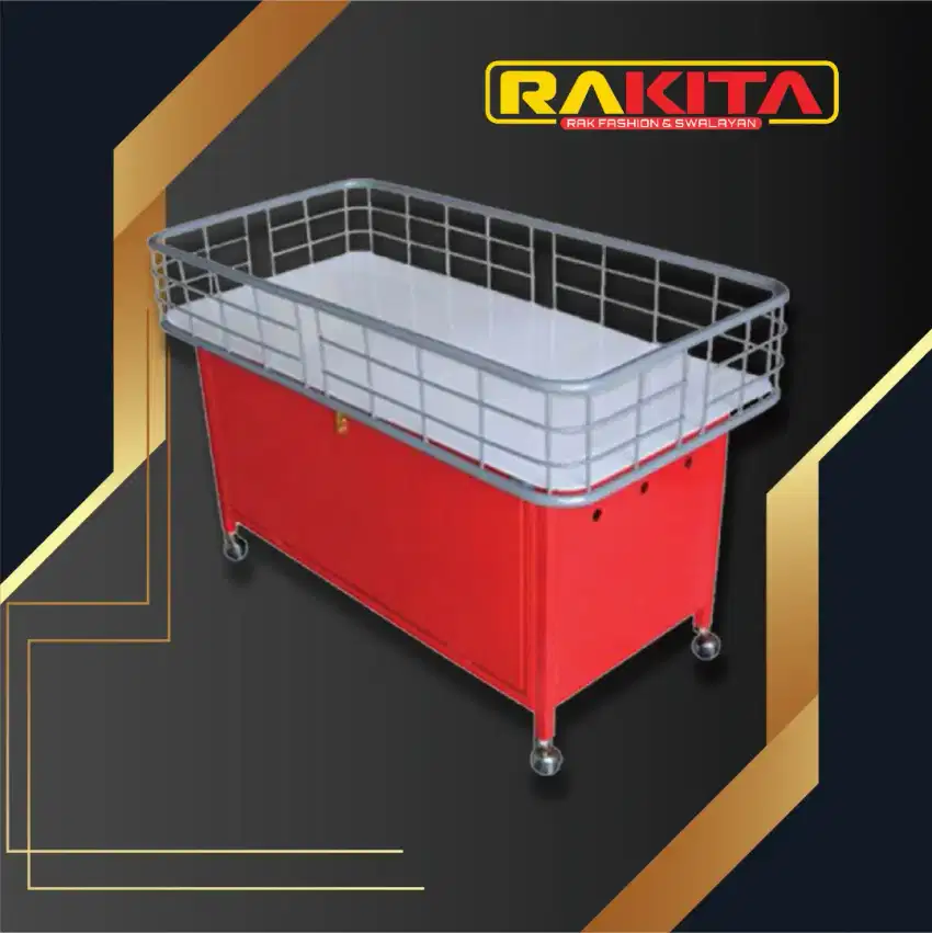 Rak wagon/Keranjang obral supermarket
