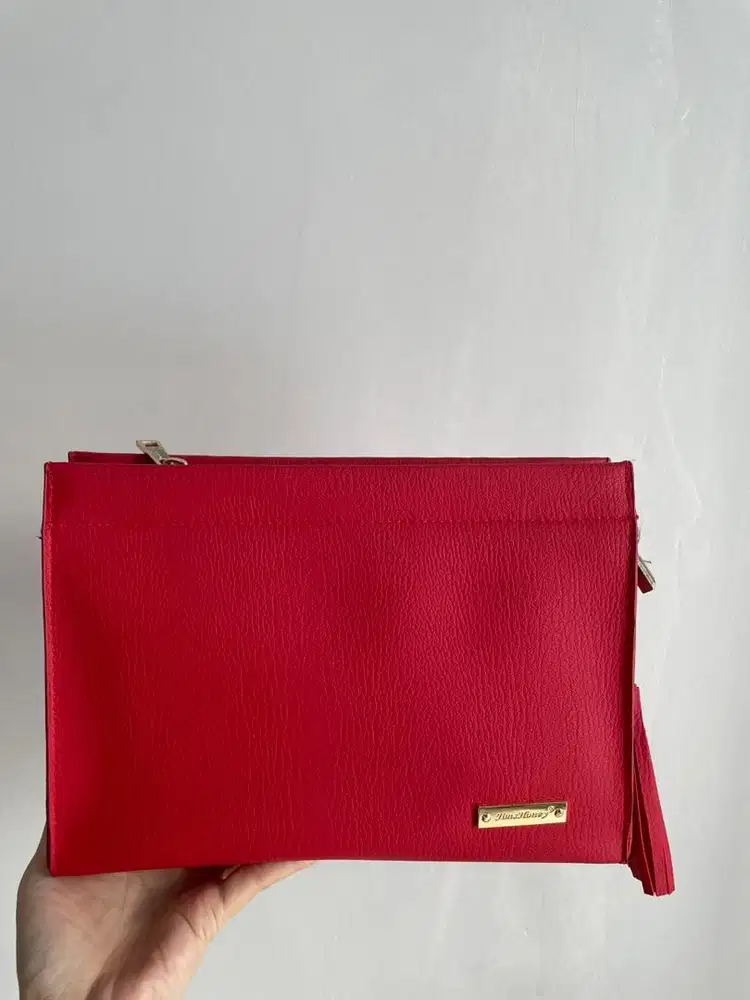 Tas selempang merah / clutch jim’s honey