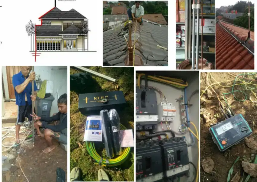 Ahlinya Bidang Pemasangan Penangkal Petir Instalasi Grounding