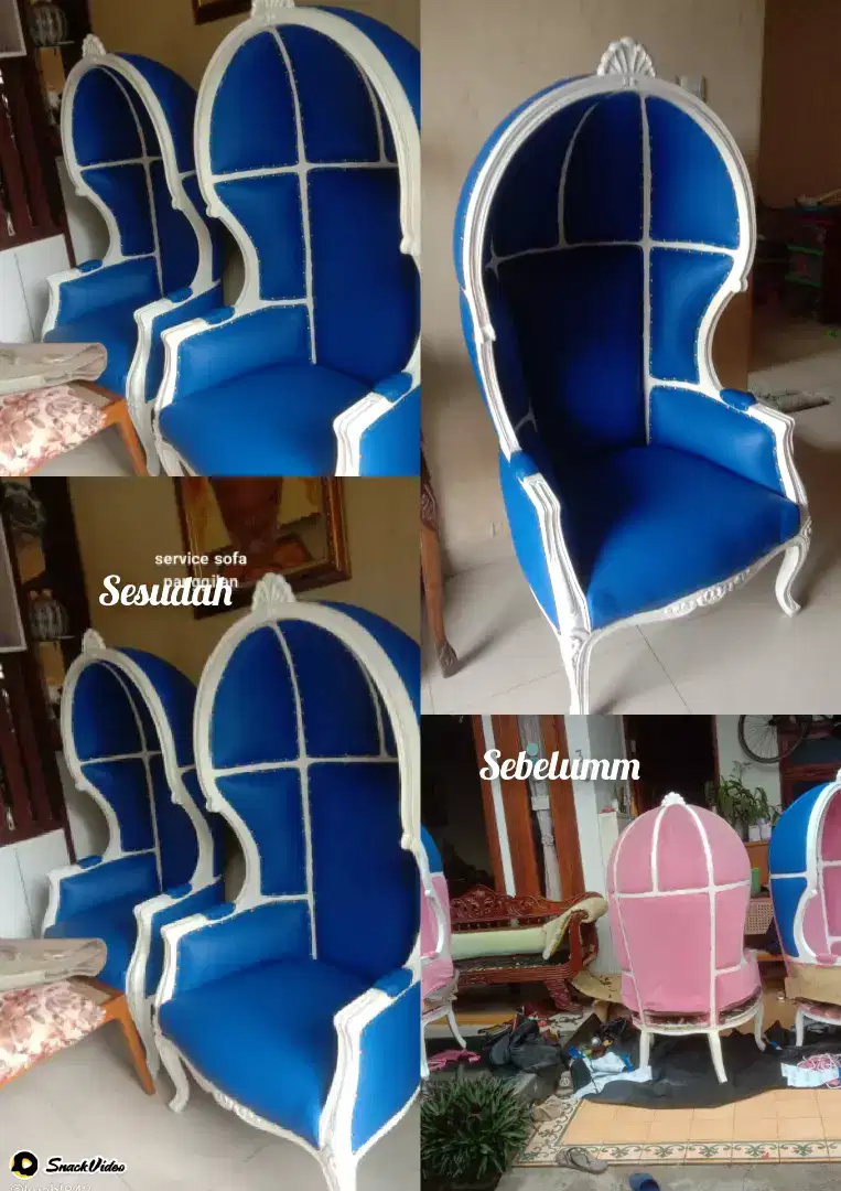 Menerima servis sofa panggilan