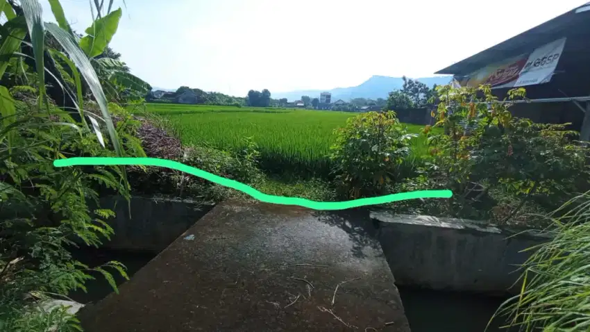 DIJUAL SAWAH MANGKU JALAN ASPAL DI PIYUNGAN