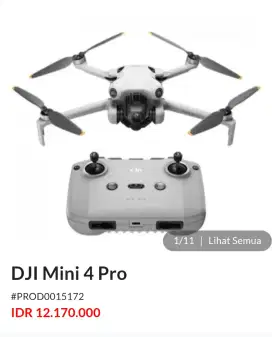 KREDIT DJI MINI 4 PRO BERGARANSI