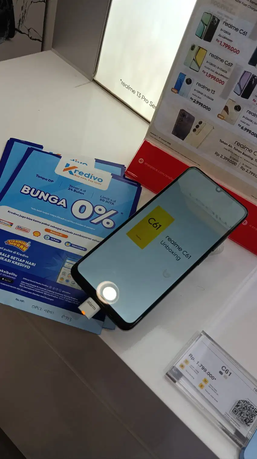 Realme C61 tahan Banting bisa cicil