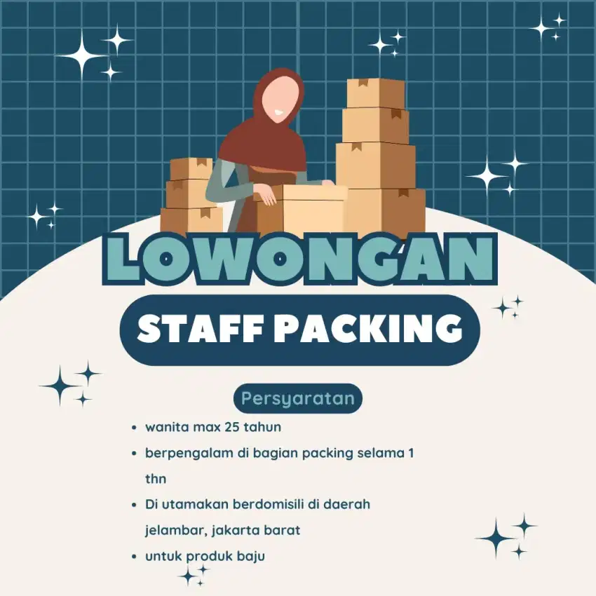 LOWONGAN PACKING ONLINE SHOP