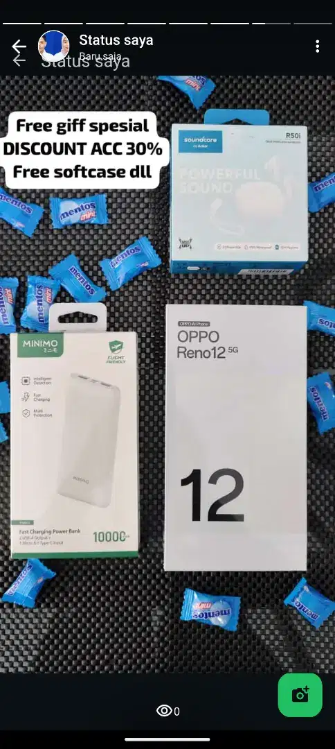 OPPO RENO 12 5G TERBARU DI KOTA BLITAR RAYA