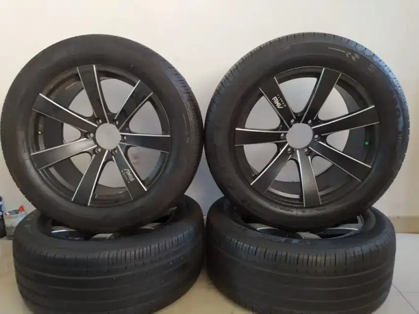 Velg + Ban R.20 fortuner vrz pajero dakar (Di jual cepat)