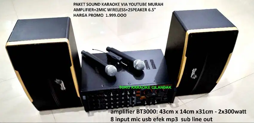 paket karaoke set kualitas bagus